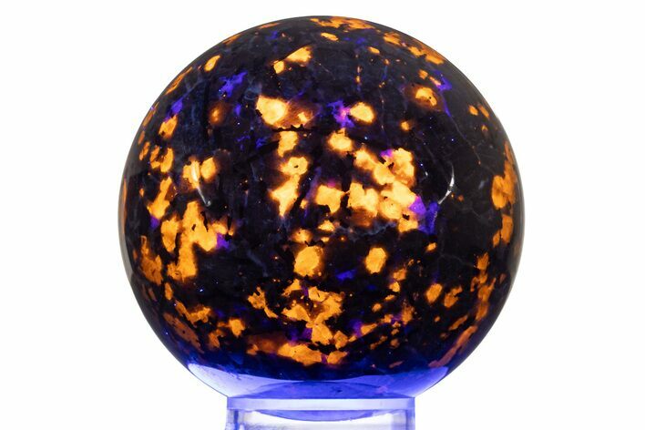 Fluorescent Polished Sodalite-Syenite Sphere - China #319374